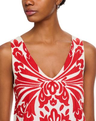 Liliana Appliqu&eacute; Maxi Dress