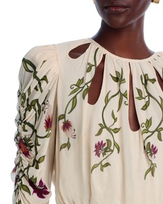 Romantic Nature Long Sleeve Maxi Dress