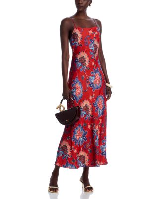 Luang Red Maxi Dress