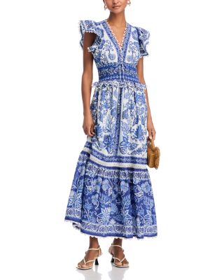 Shell Garden Maxi Dress