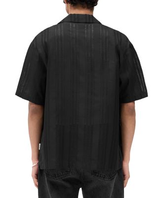 Embroidered Oversized Fit Bowling Shirt  