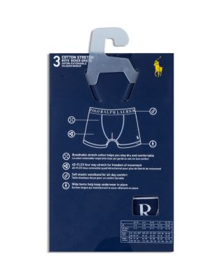 Boys' Cotton Stretch Jersey Boxer Briefs, Pack of 3 - Big Kid