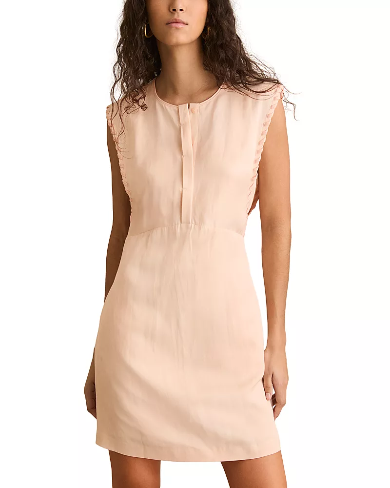 Reiss Fawn Stitched Trim Dress