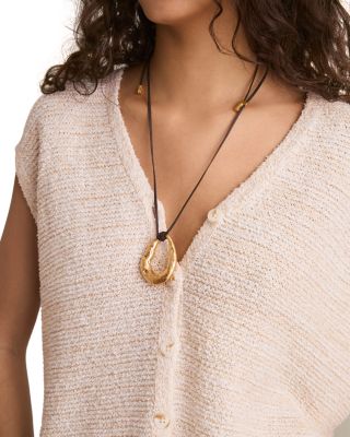 Lily Button Front Knit Vest