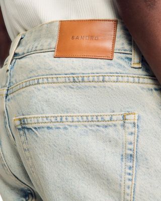 Faded Wash Classic Fit Jeans in Blue Vinta