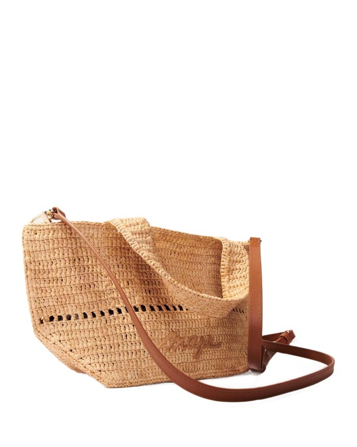 Crocheted Raffia Mini Tote