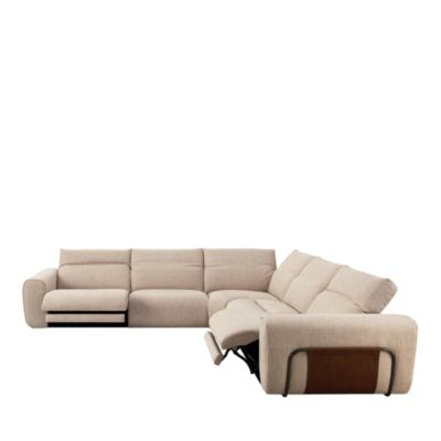 Nicolo 5-Piece Power Reclining Fabric Sectional