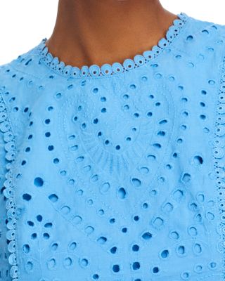Eyelet Sleeveless Top - Exclusive