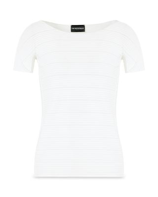Stretch Jersey Jacquard Top