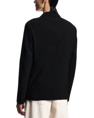 Regular Fit 3D Crepe Jersey Blazer