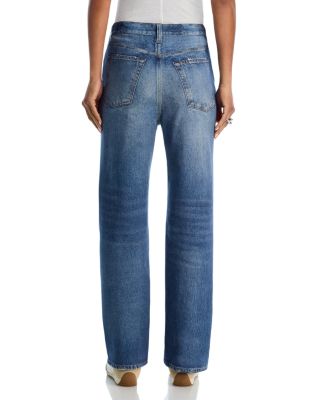 Miramar Shea High Rise Relaxed Straight Leg Jeans in Cosmos