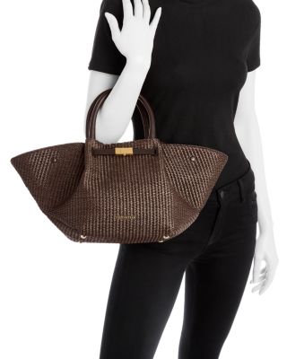 Midi New York Raffia Shoulder Bag