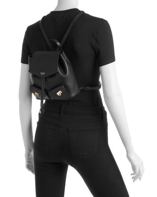 Gancini Leather Backpack
