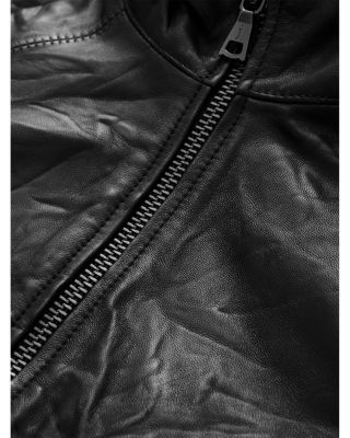 Ansel Crinkle Leather Jacket