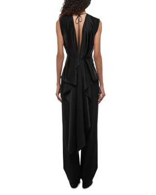 Silk Scarf Drape Top