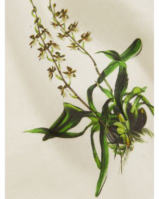 NYBG Dorethea Linen Floral Dress