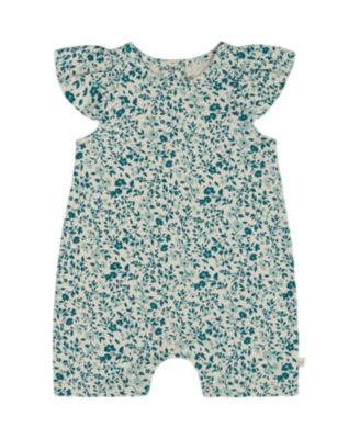 Deux par Deux - Girls' Printed Organic Cotton Romper - Baby