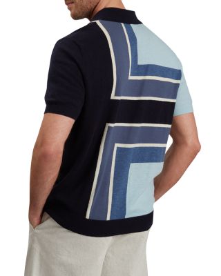 Ralfe Short Sleeve Color Blocked Polo