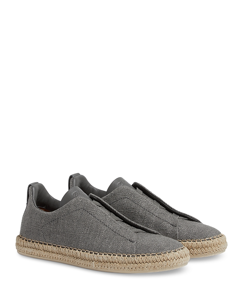 Zegna Canvas Triple Stitch Espadrilles