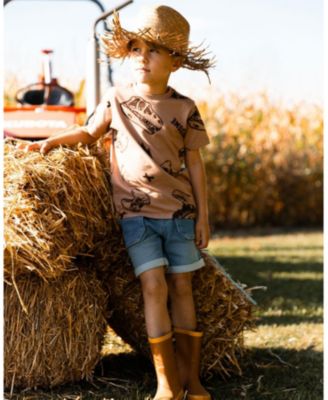 Boys' French Terry Denim Short - Little Kid, Big Kid