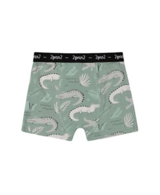Boys' Printed Organic Cotton Boxer Shorts - Little Kid, Big Kid