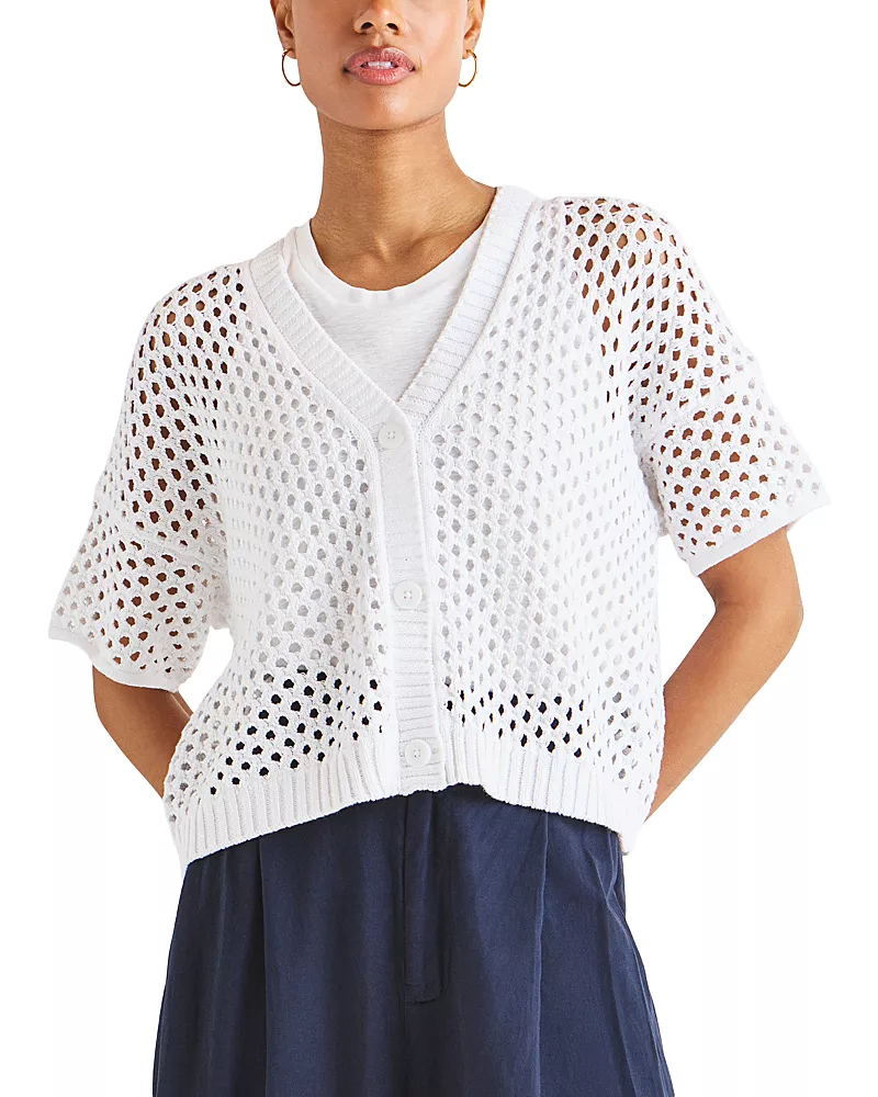 Splendid Nova Pointelle Cardigan