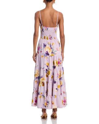 Floral Twist Front Maxi Dress - Exclusive