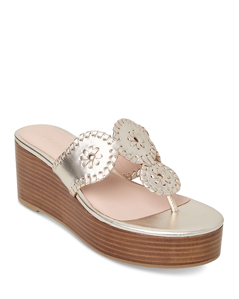 Jack Rogers Women's Kimberly Mid Wedge Platform Sandals