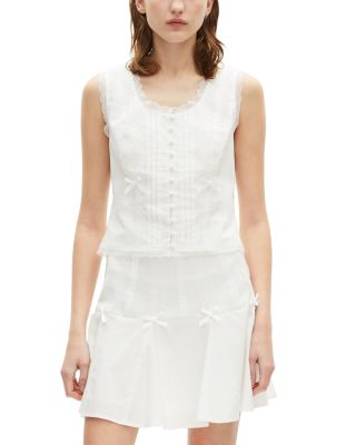 The Kooples - Sleeveless Lace Top