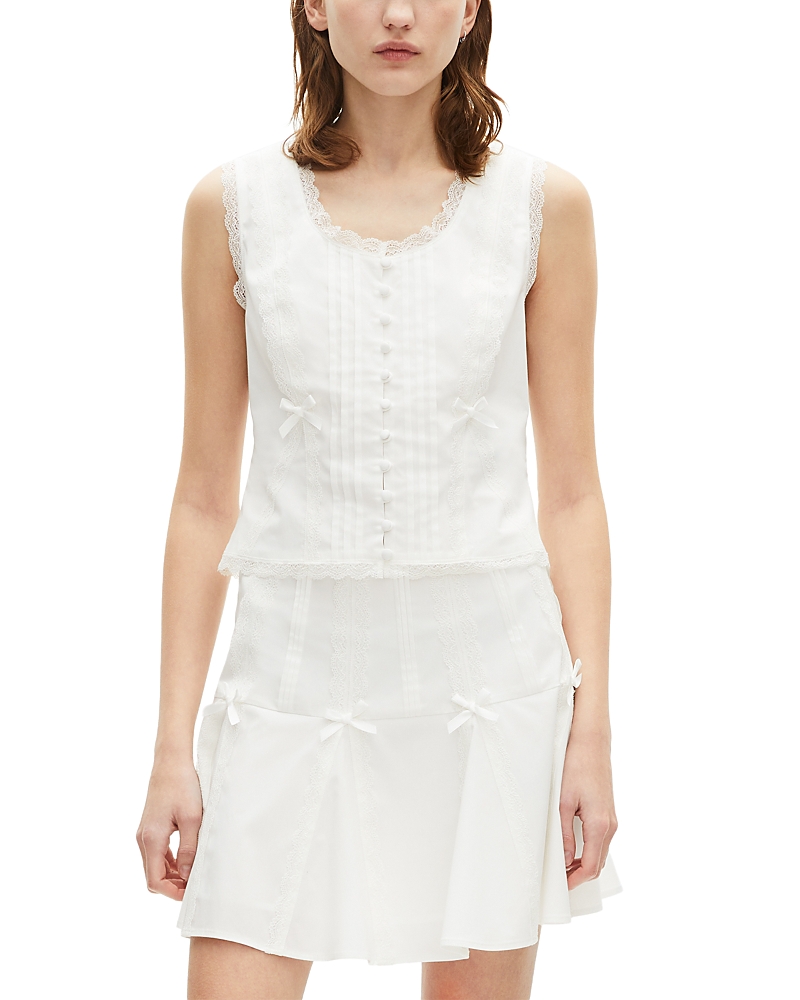 The Kooples Sleeveless Lace Top