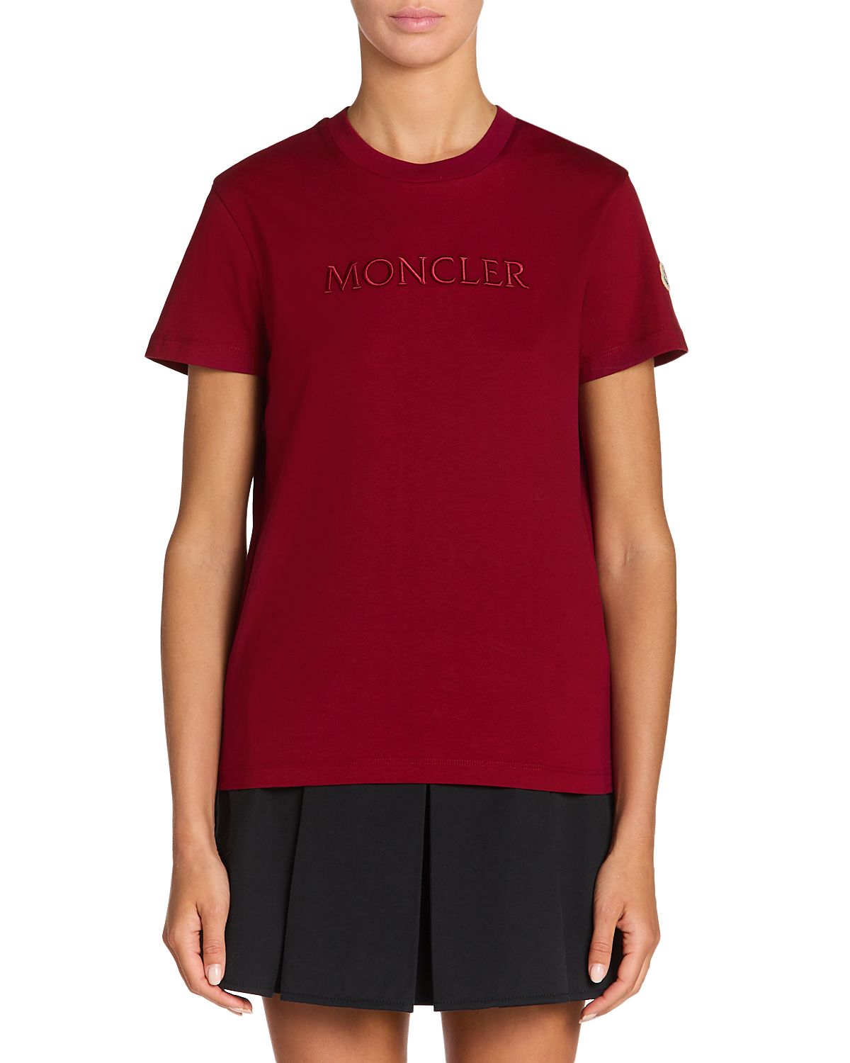 Moncler Embroidered Logo Tee