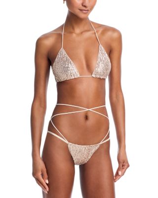 Criss Cross Bikini Top & Bottom Set