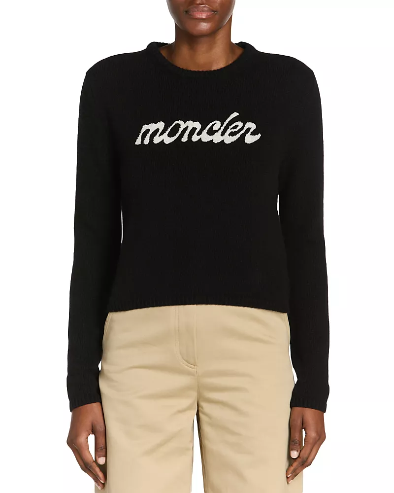 Moncler Wool Blend Crewneck Sweater