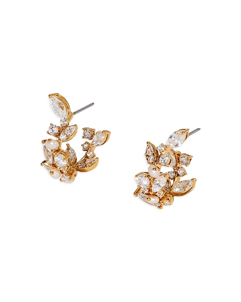 NADRI RAVISH MINI C HOOP EARRINGS
