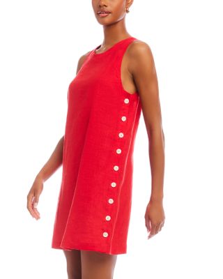 Clarice Side Button Shift Dress