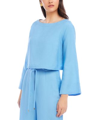 Junie Flared Long Sleeve Top