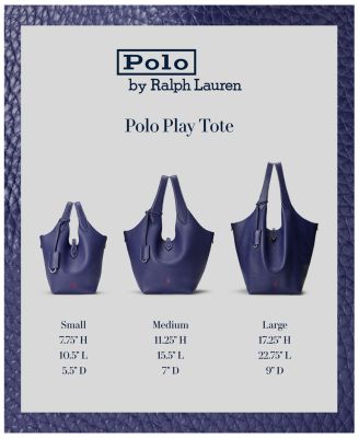 Polo Play Medium Leather Tote