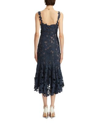 Guipure Asymmetrical Day Dress