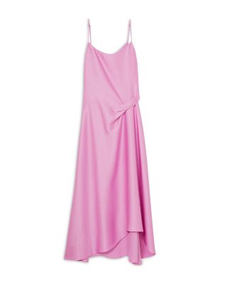 【海外限定】REISSドレス☆Teal Zoey Petite Satin Drape-Detail REISS Zoey Petite Satin Drape-Detail Slip Dress in Teal