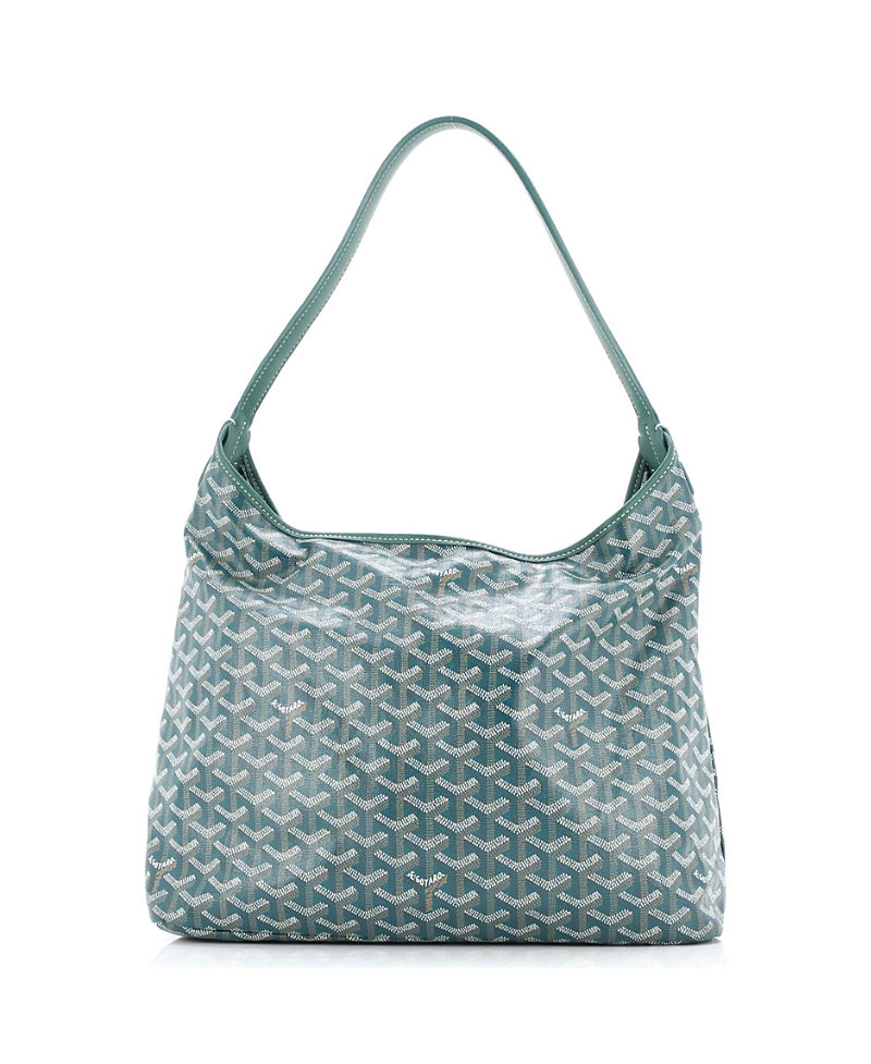Pre-owned Pre-owned Goyard Goyard Boheme Hobo Coated Canvas In Green