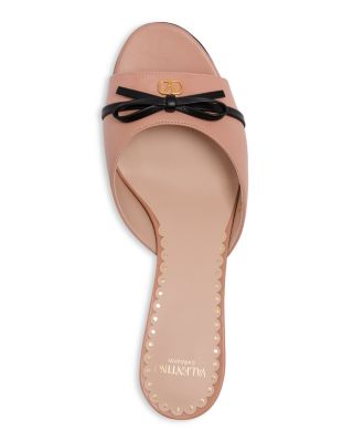 VLogo Bepointy Bow Slide Sandals 