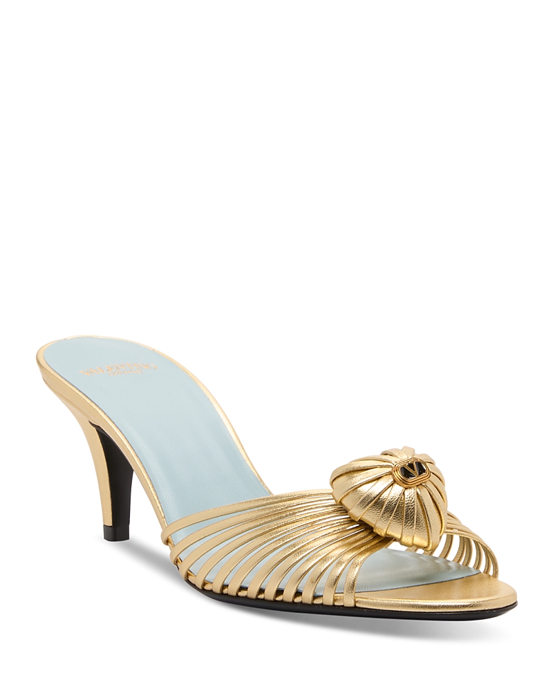 Valentino Garavani Women's Vlogo Royal Leather Sandals