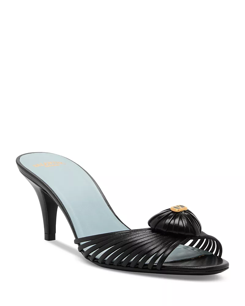 Valentino Garavani Women's Vlogo Royal Leather Sandals