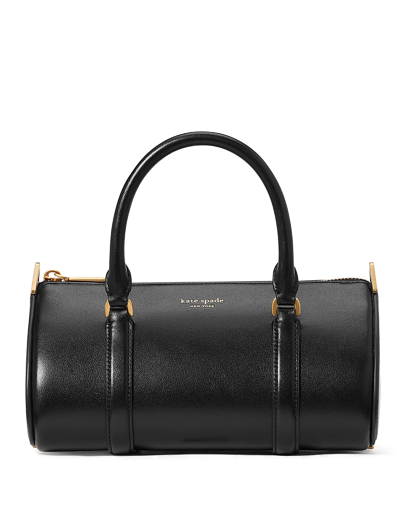 Kate Spade New York Spade Icon Barrel Bag In Black