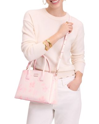 Serena Spring Pansies Satchel 