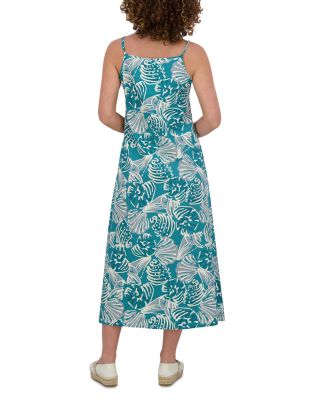 Linen Blend A Line Slip Dress