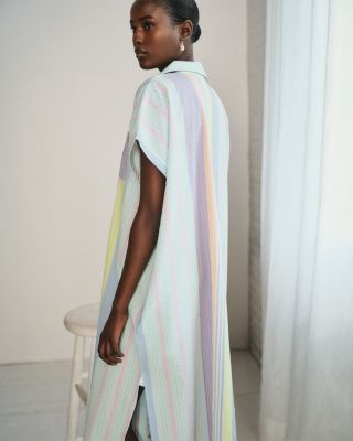 Seersucker Long Sleepshirt