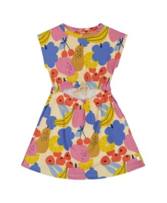 Deux par Deux - Girls' Printed French Terry Dress - Little Kid