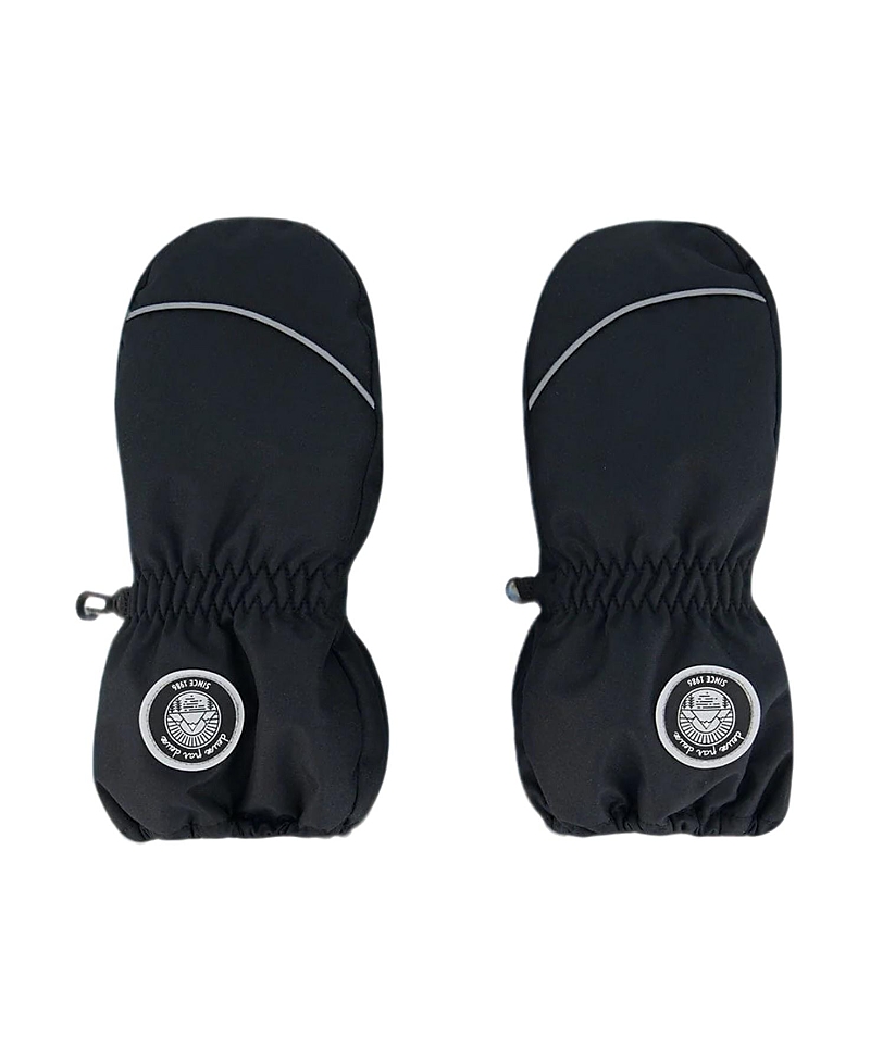 Deux Par Deux Little Kids Unisex Solid Mittens Black