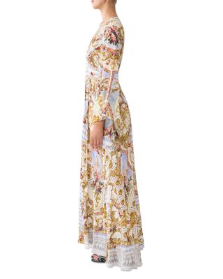 Kimono Sleeve Silk Dress